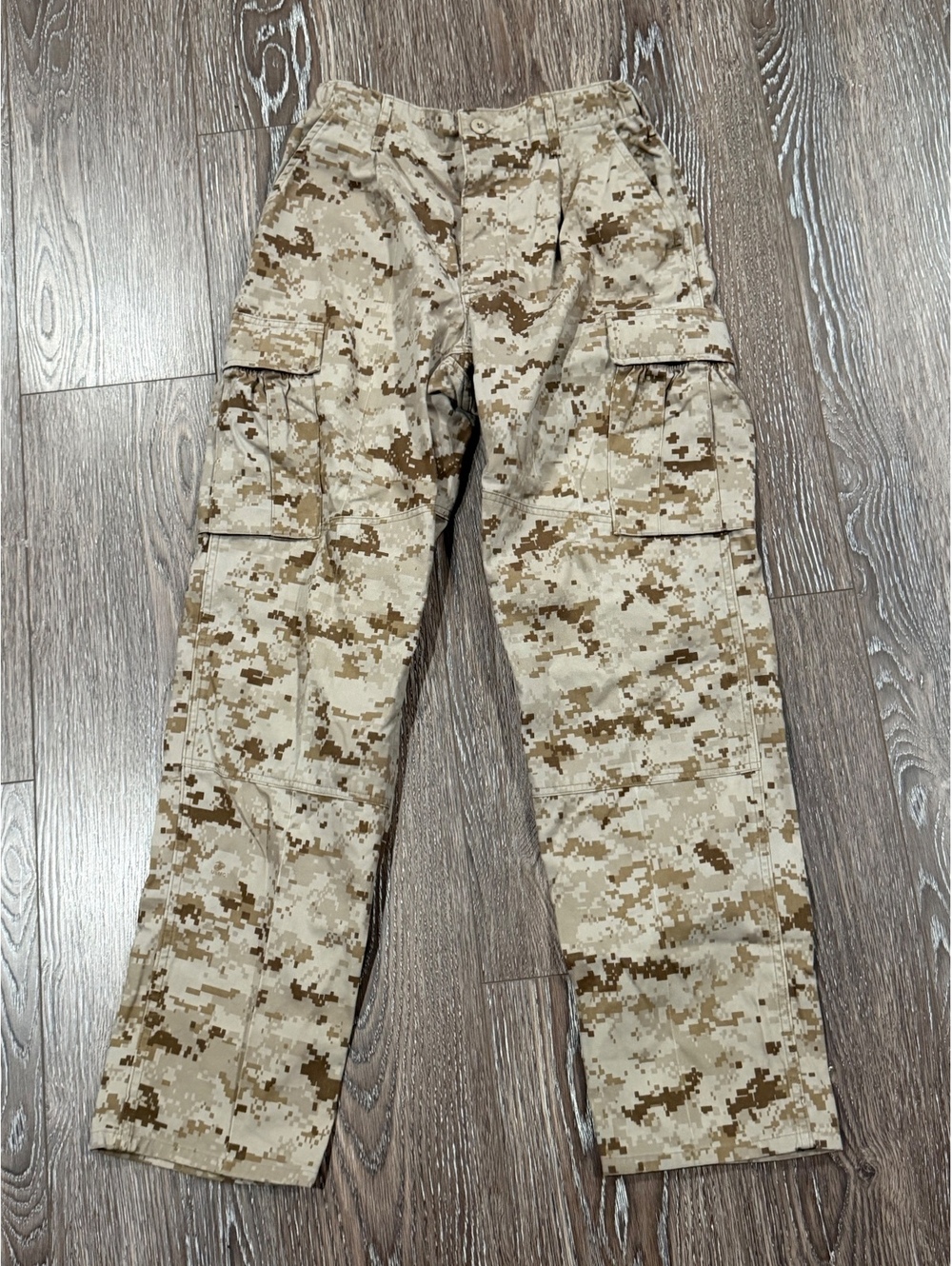 USMC Marine Corps Desert Digital Small Regular  BDU W27-31